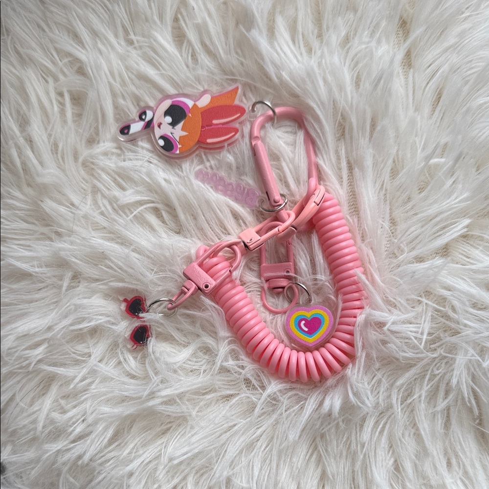 Pink Blossom PowerPuff Girls Bag Charm